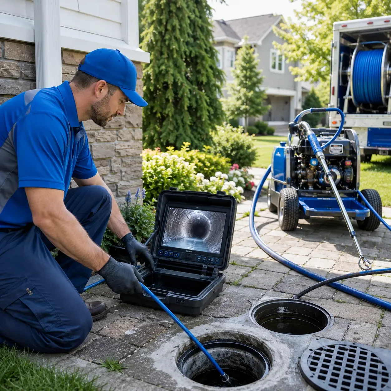 Outdoor drain cleaning professionals serving Sperry, IA